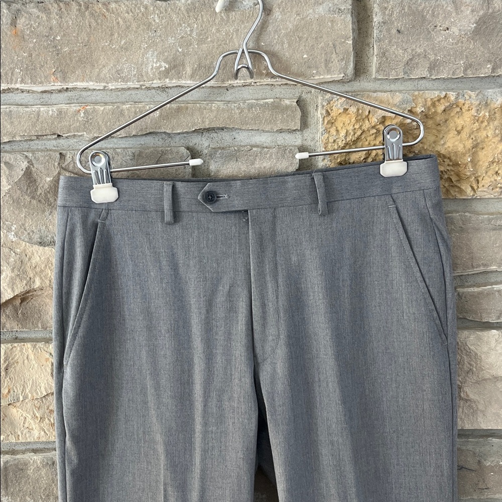 ALFANI Slim Fit Classic Gray Suit Pants Size 33x32 & Blazer Size 40L - Picture 12 of 16